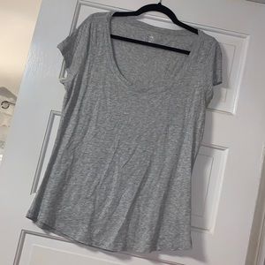 Medium Maurice’s stretchy low cut scoop neck sexy T-shirt